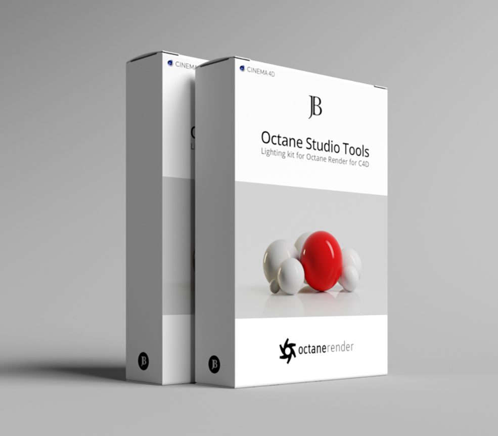 C4D Octane灯光环境预设包 octane studio tools 1.0.lib4d