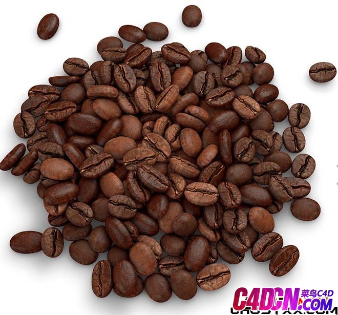 咖啡豆多格式高清模型Coffee Beans - TurboSquid