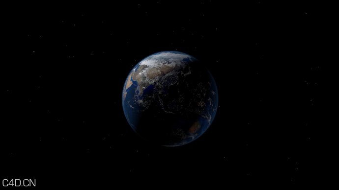 C4D 地球工程文件免费分享 The earth model