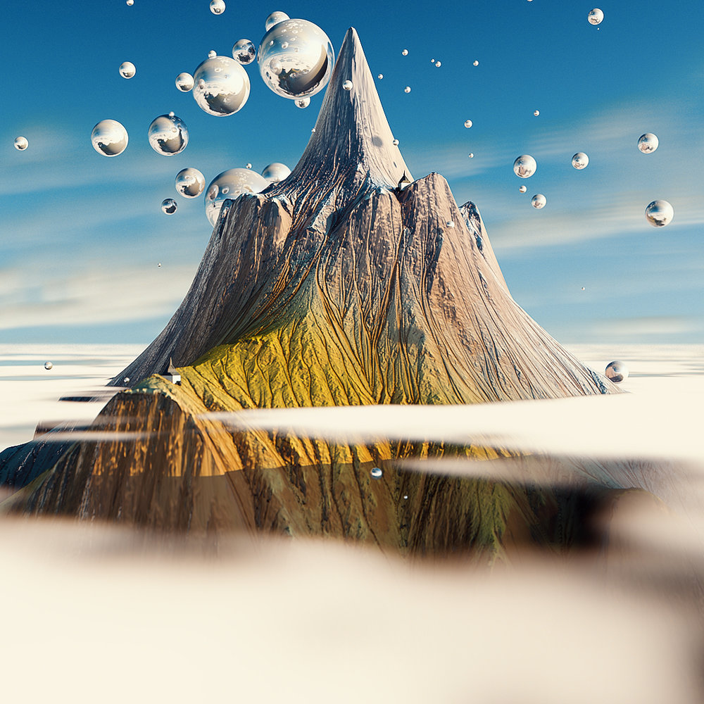 C4D 山体 OLYMPUS