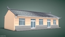 平房、瓦房、居民房屋C4D模型 Cottage 3D model-缩略图