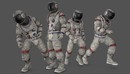 6套宇航员C4D绑定动画模型 astronauta 3d model-缩略图