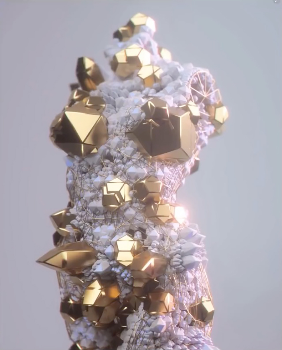 C4D Octane Render创意水晶渲染教程 Crystals Fun (Cinema 4D Tutorial)
