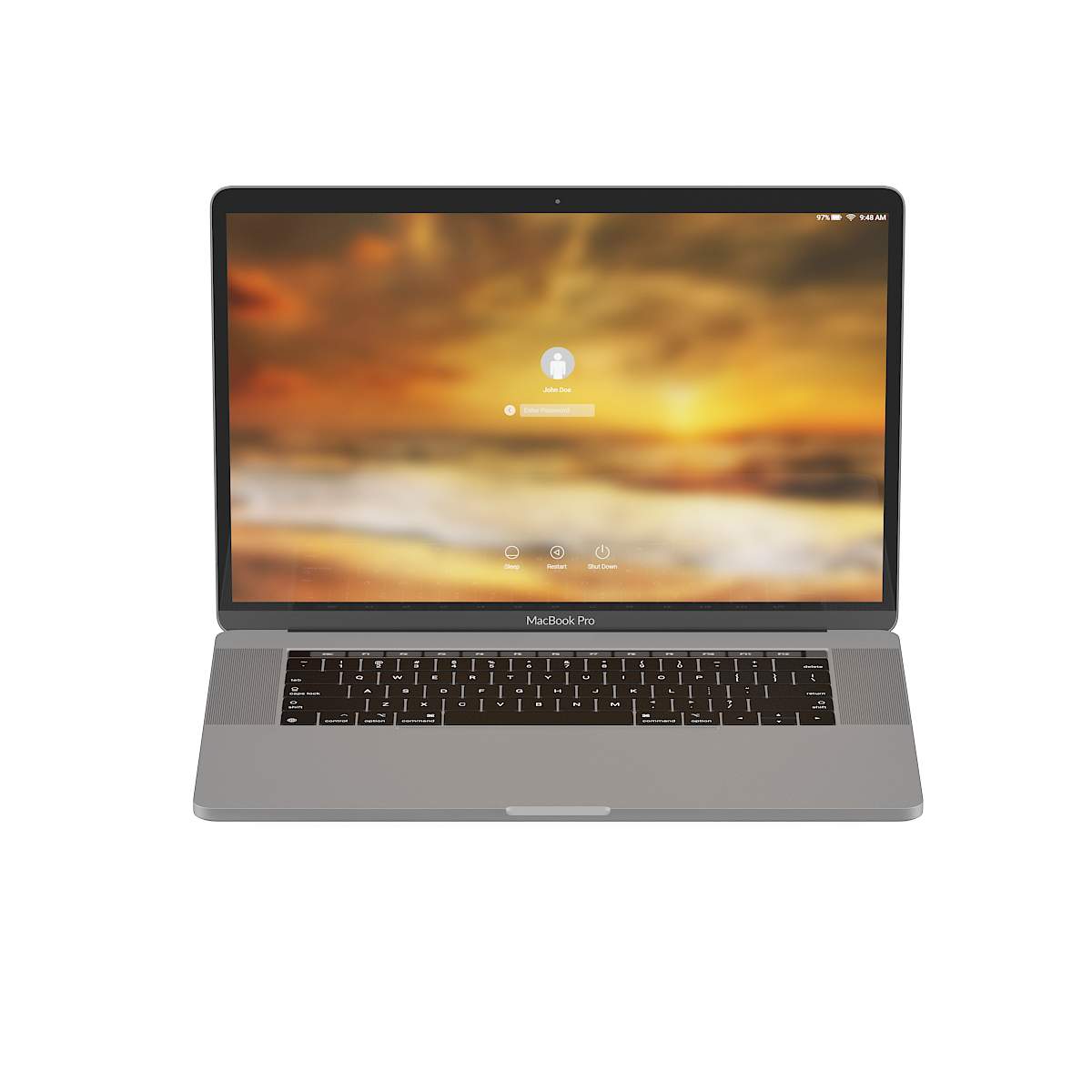 Apple Macbook Pro 15.4 3d Model