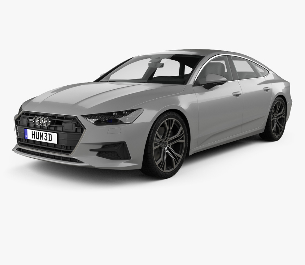 奥迪A7 Sportback汽车C4D模型 Audi A7 Sportback 3D 2011 3D Model