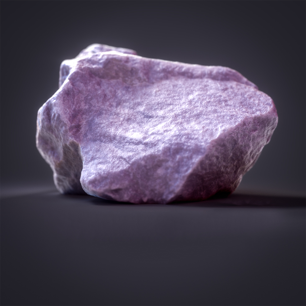 C4D Octane Renderer石头 石块渲染模型 Rock 3D Scan Files