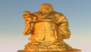 福星神像雕塑3D模型-缩略图