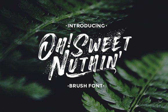 Oh!SweetNuthin' - Handcrafted Font 999405