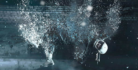 图层粒子消散破碎特效动画 Motion Particles – Photo Toolkit