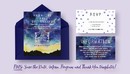 星空主题婚礼邀请函设计模板 Starry Sky Wedding Suite-缩略图