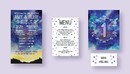 星空主题婚礼邀请函设计模板 Starry Sky Wedding Suite-缩略图