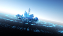 C4D Octane海面上冰花创意工程文件 ice c4d Project-缩略图