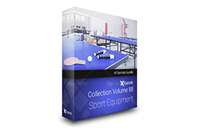 Sport Equipment 3D Models Collection Volume 88