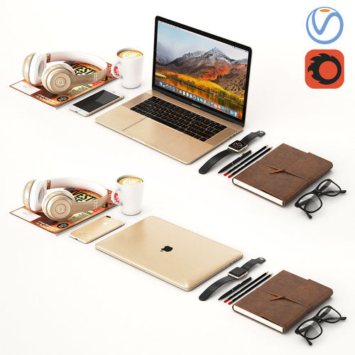 Workplace Gold MacBook