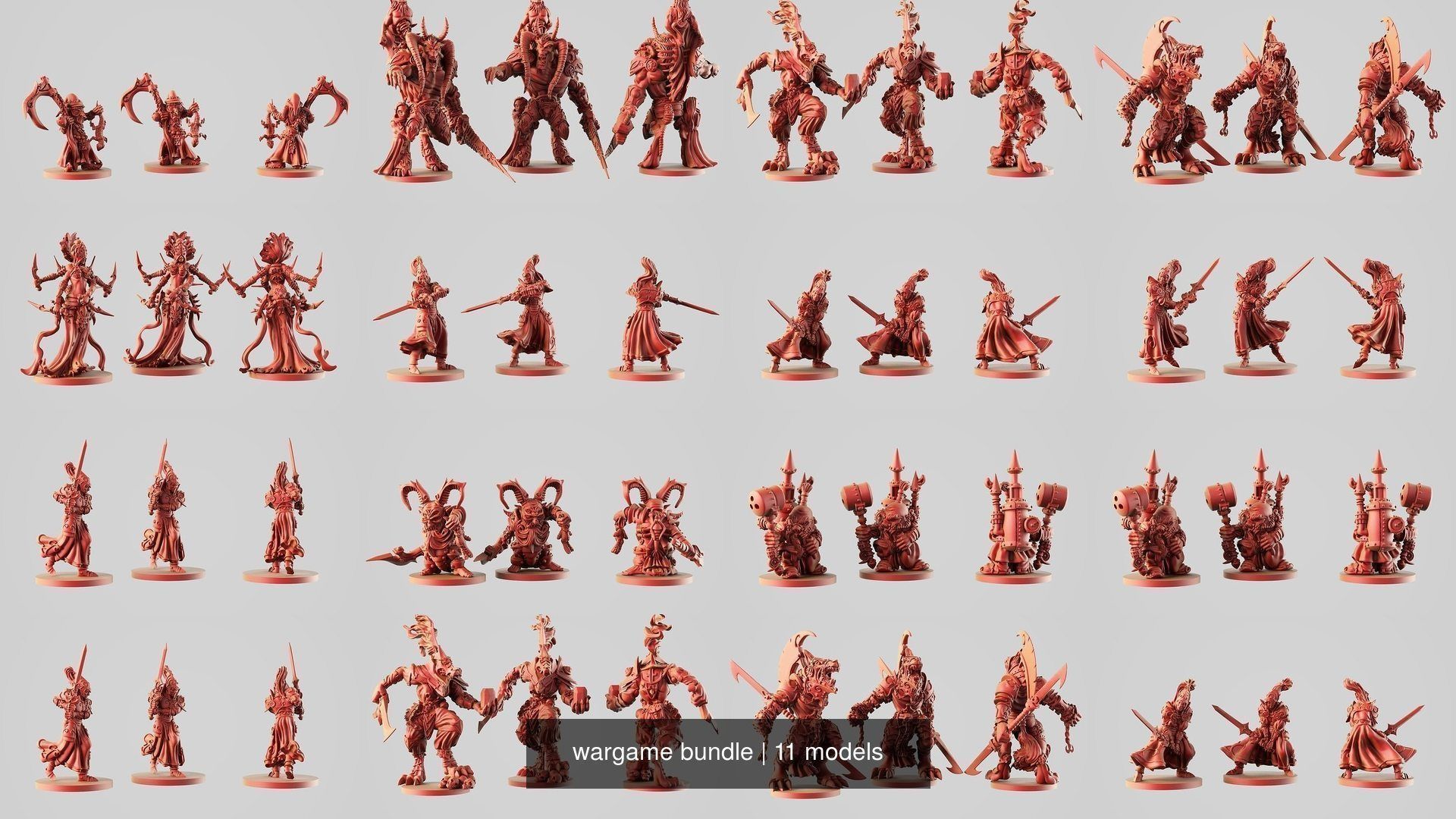 Cgtrader - wargame bundle 3D Model Collection