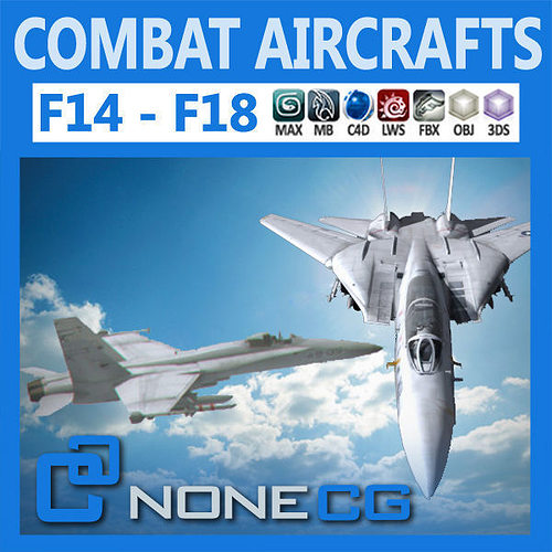 Cgtrader - Pack - Combat Aircrafts 3D model