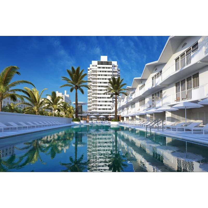 Miami Streets Exterior Scene 05