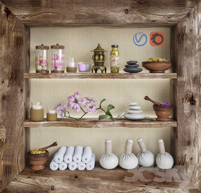 Set for spa and bathroom 1