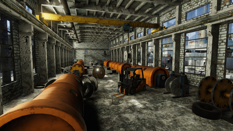 Abandoned Factory Scene