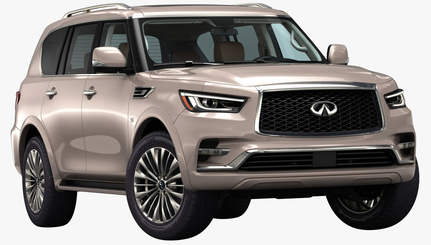 Infiniti QX80 2018 3d Model