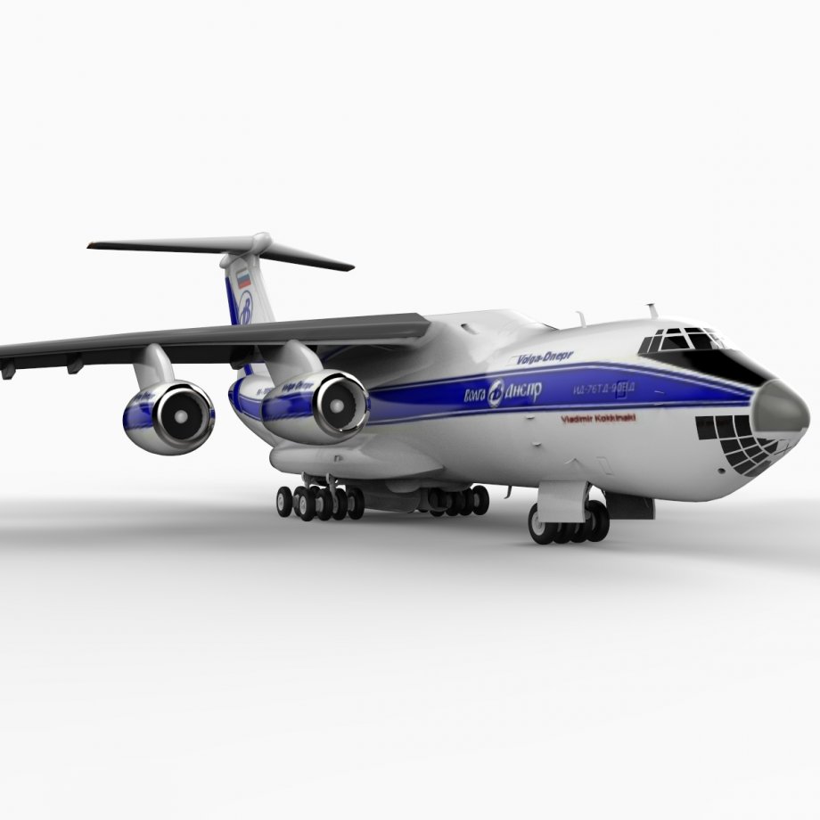 “Ilyushin” IL-76 TD – 3D Model
