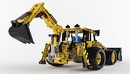 Lego Technic Backhoe Loader 3d model-缩略图