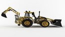 Lego Technic Backhoe Loader 3d model-缩略图