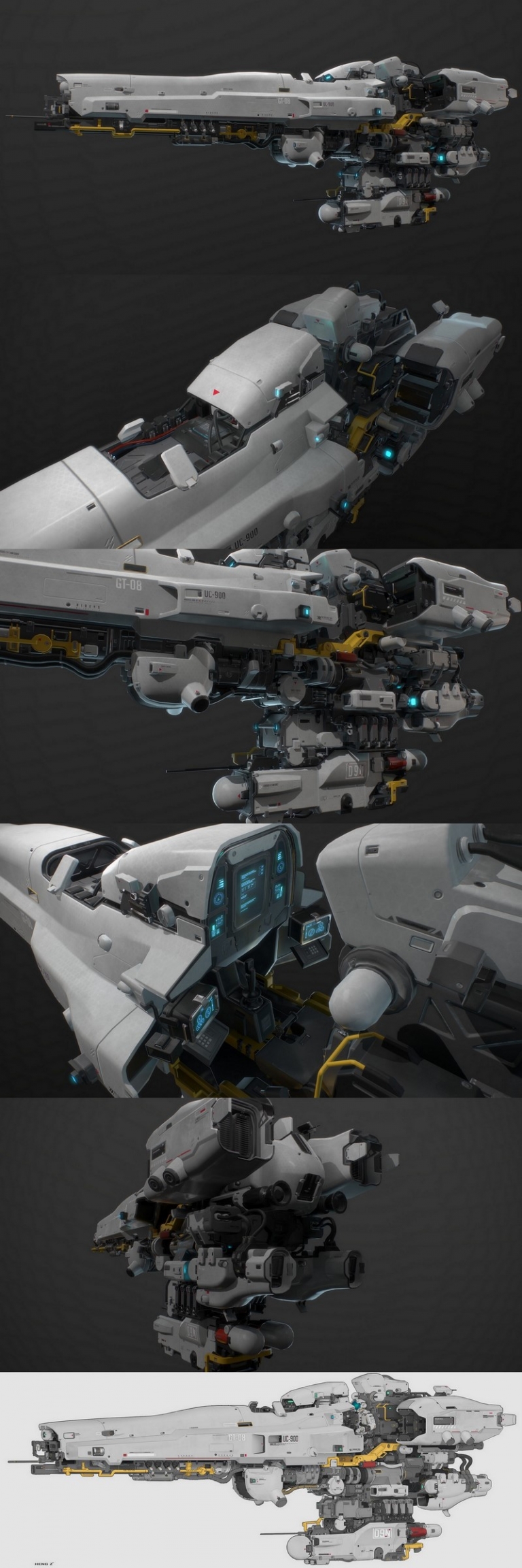 UC-900 Concept Space Vehicle – 3D Model