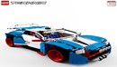 Lego 42077 Rally Car 3D model-缩略图