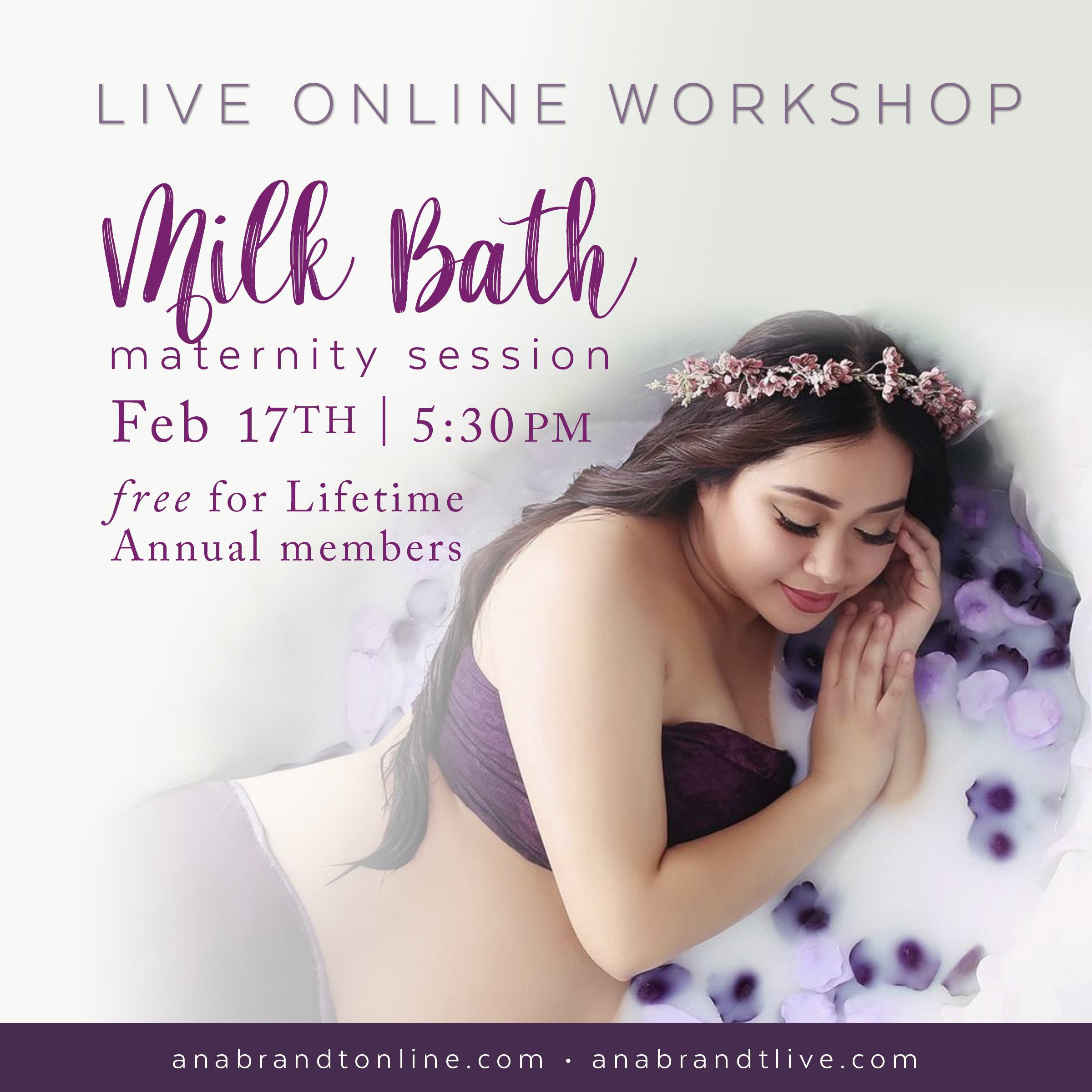 Ana Brandt - Milk Bath Maternity Live Workshop