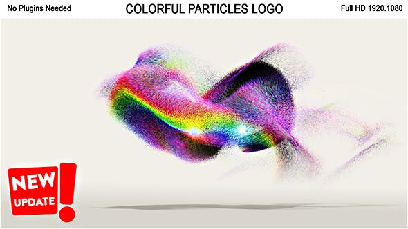 Colorful Particles Logo