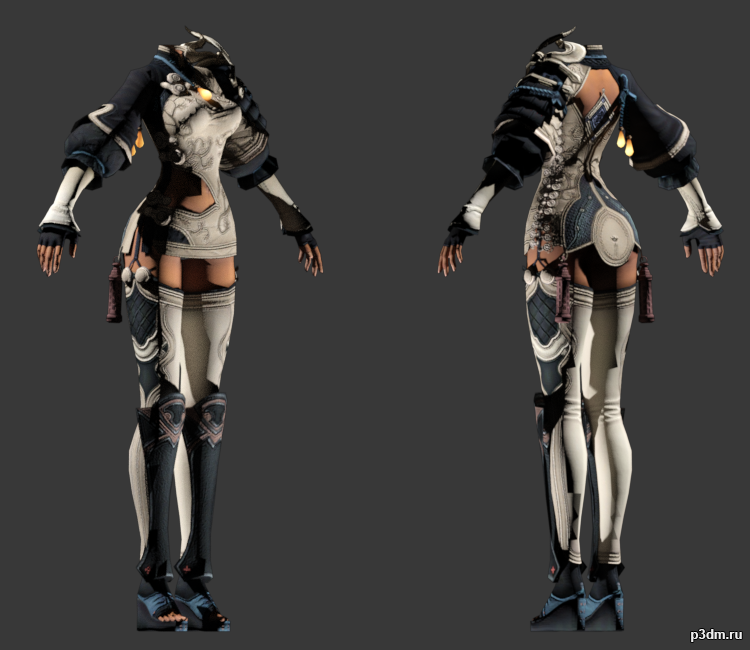 Twist of Fate (Gon Female) 3D model