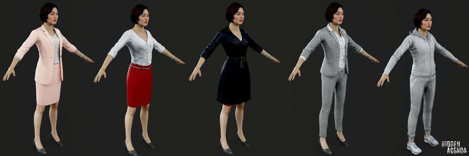Felicity Graves 3D model