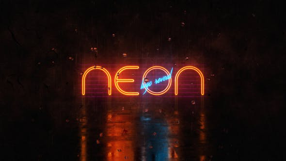 Videohive Neon Logo Reveal 21667843