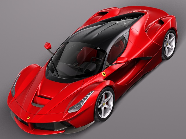 Ferrari LaFerrari - Hi-Poly 3D Model