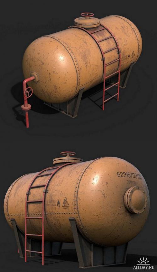 TANK CONTAINER – 3D MODEL