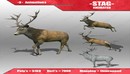 [动物模型]牡鹿动画3D模型-缩略图
