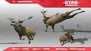 [动物模型]牡鹿动画3D模型-缩略图