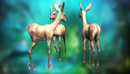 Unity 3D资源：逼真的小鹿模型-缩略图