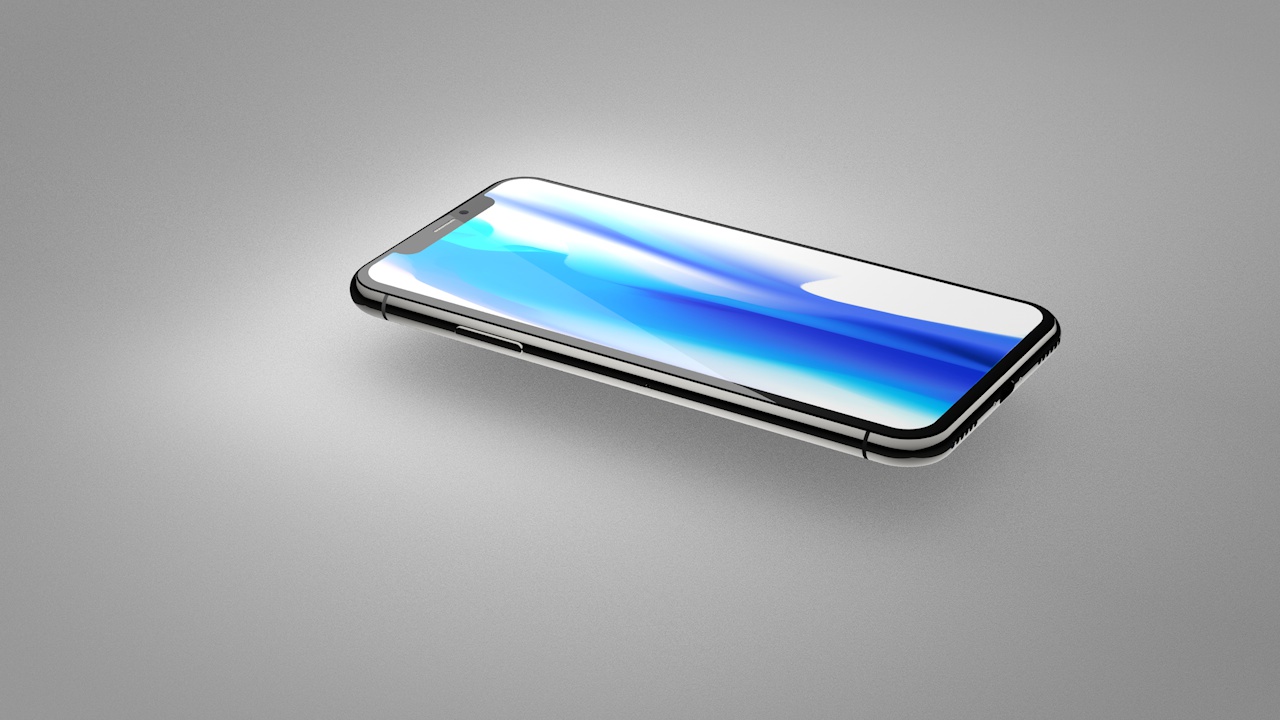 IphoneX C4D模型 渲染