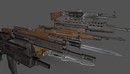 57套C4D武器模型合集（刀剑/枪械）Weapons for Cinema 4D-缩略图