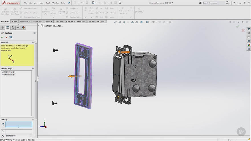 Pluralsight - SOLIDWORKS - 多体零件设计