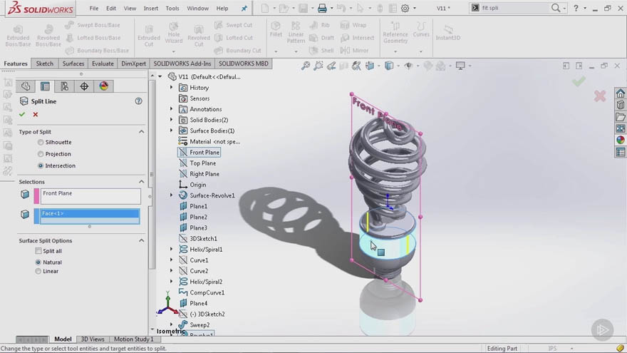 Pluralsight - Solidworks中级教程：曲线和样条曲线