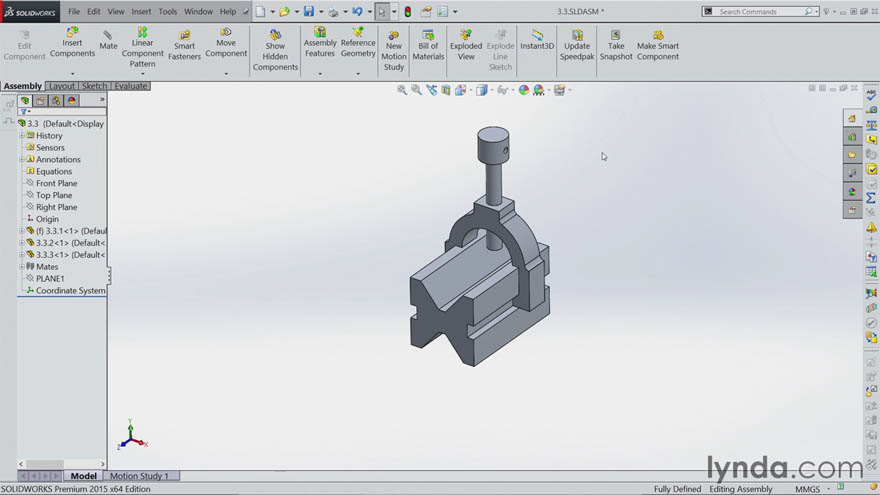 Lynda - SolidWorks认证预备课程